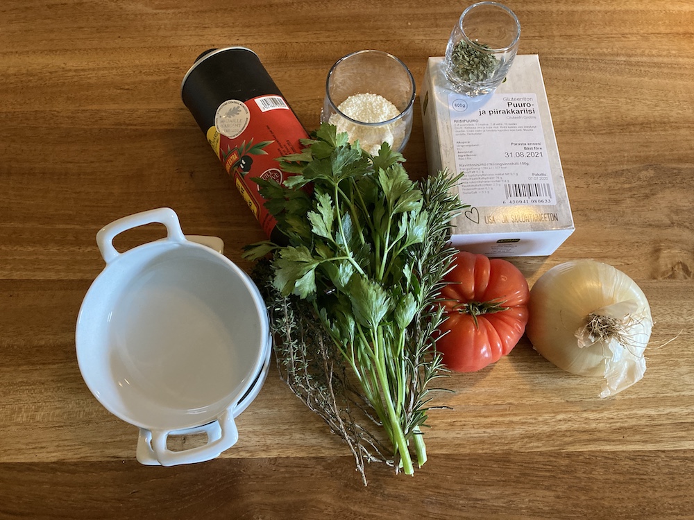 Ingredients-gratin